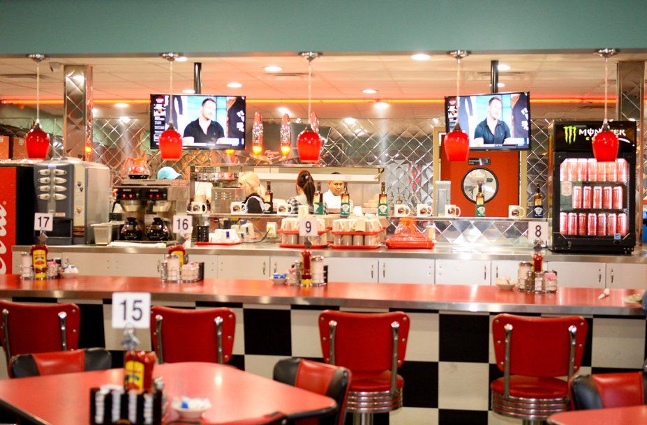 Freeway Cafe Tulsa Interior 50s 60s decor

