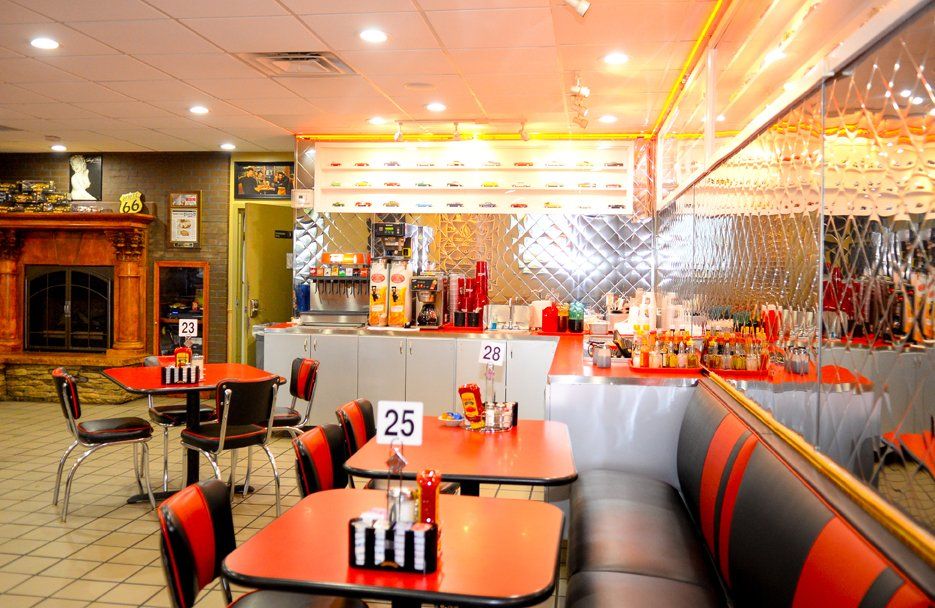 Freeway Cafe  Tulsa Interior Tables and Chairs