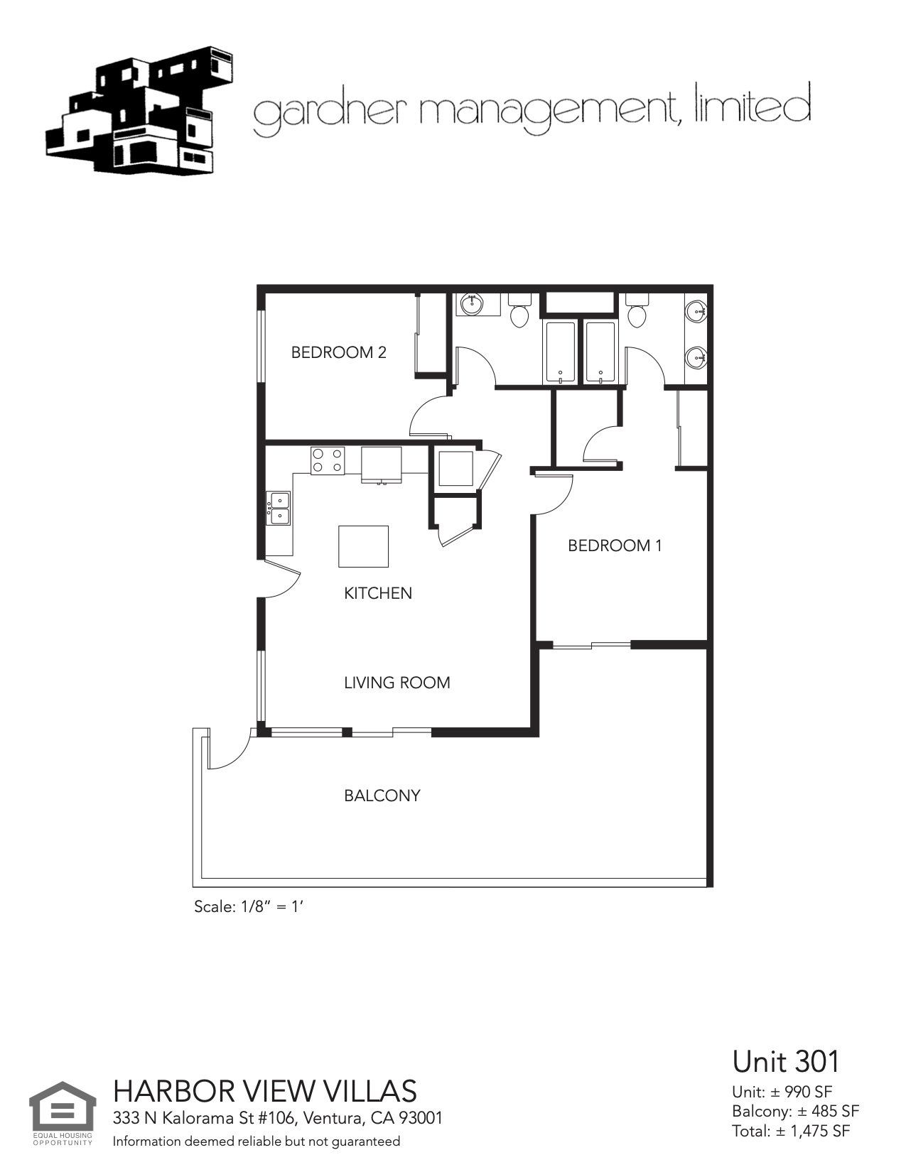 Harbor View Villas Floor Plan Gallery