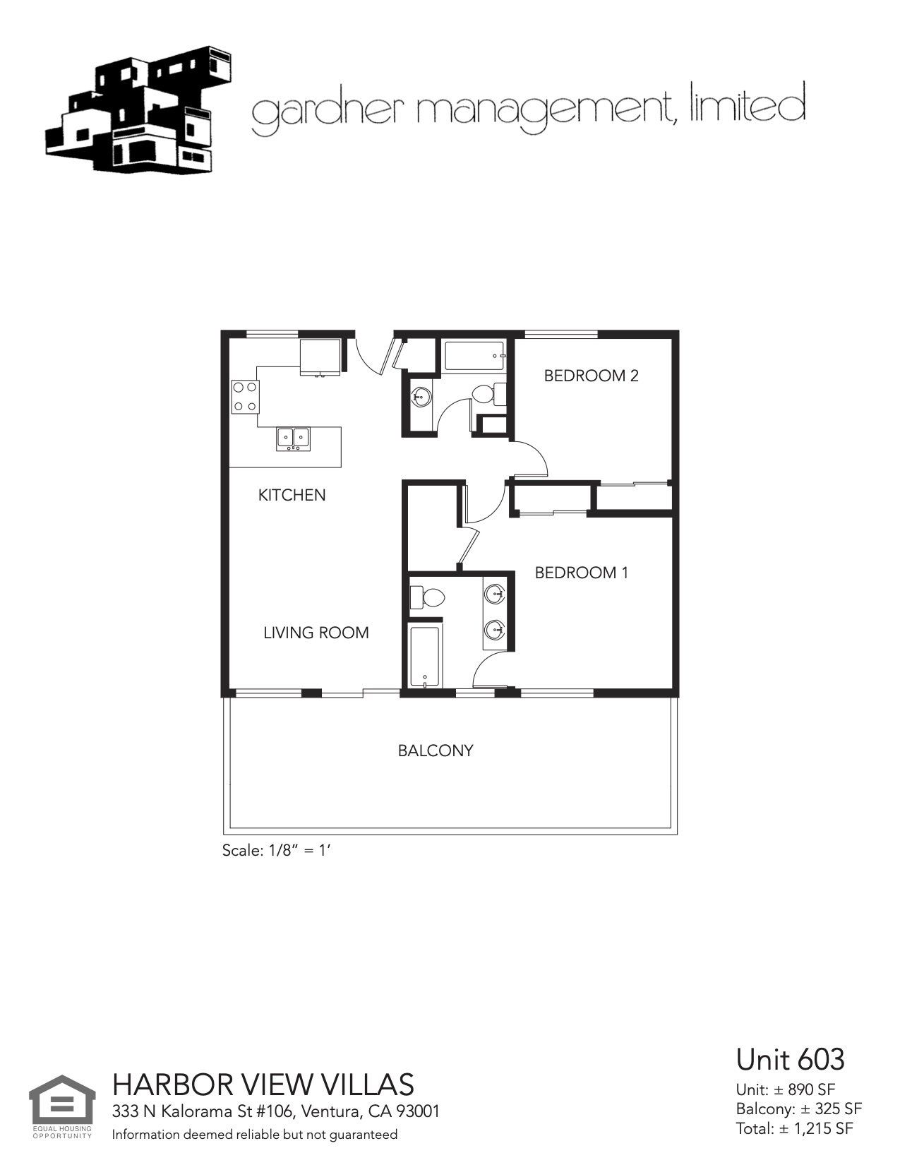 Harbor View Villas Floor Plan Gallery