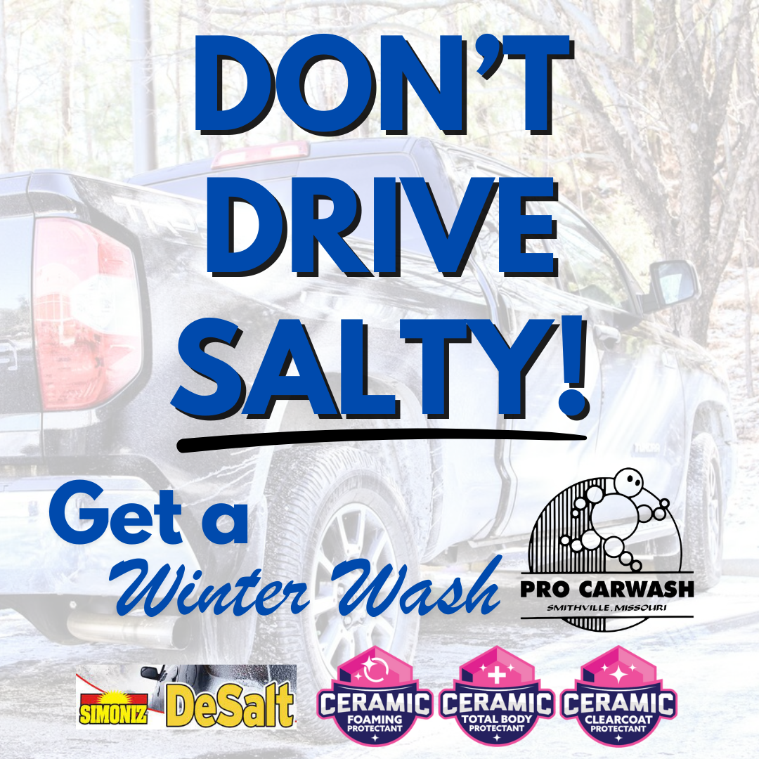 Advertisement for Pro Carwash: