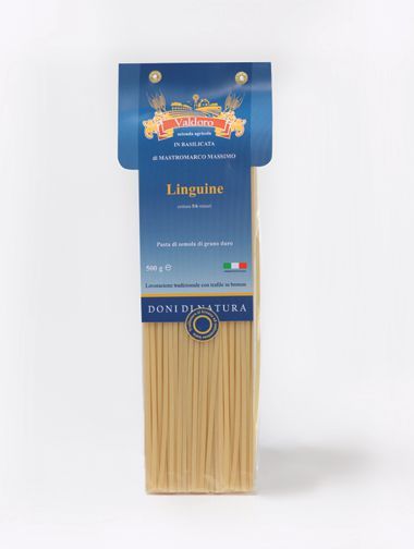 Confezione di Linguine di pasta secca trafilata al bronzo Valdoro