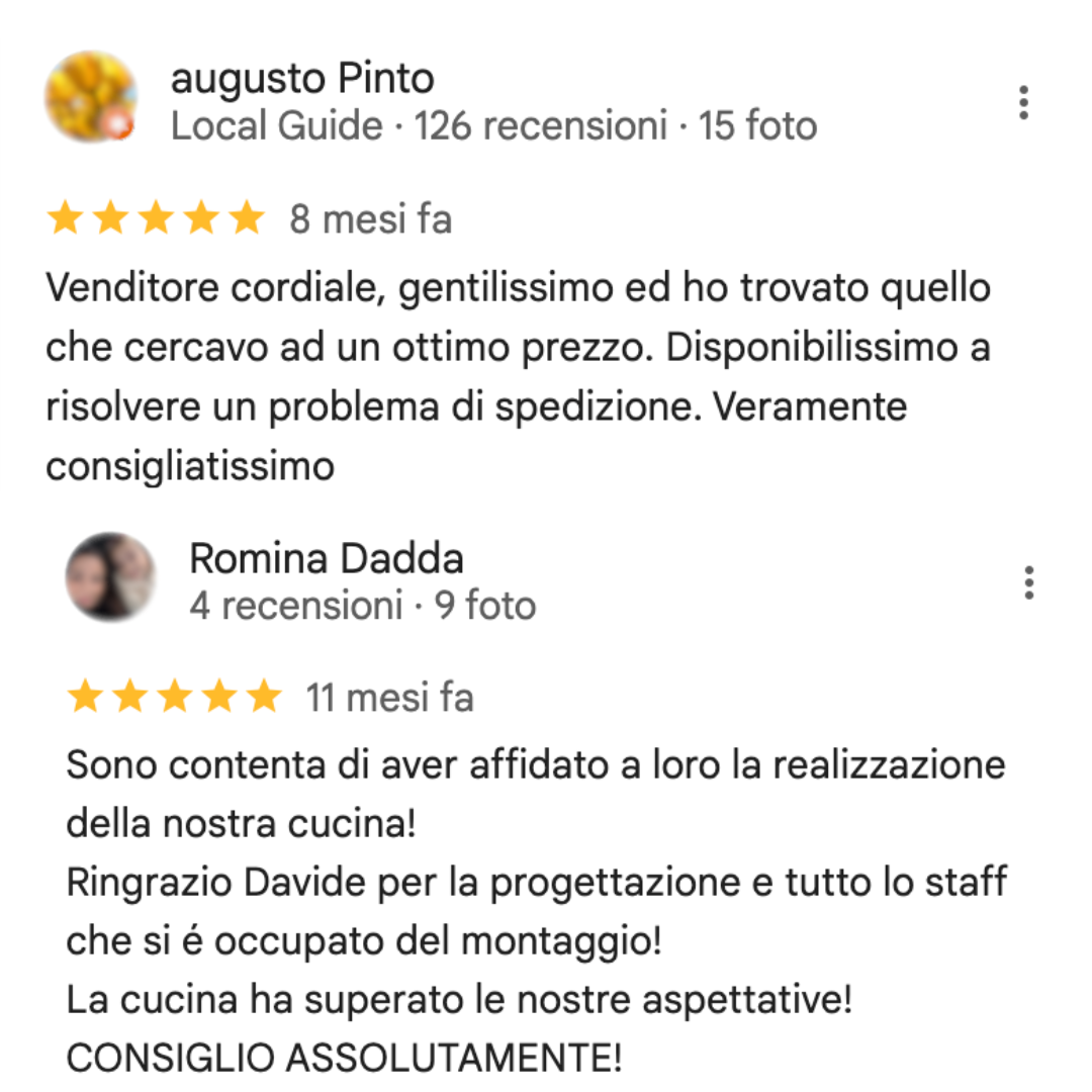 Recensione di un cliente