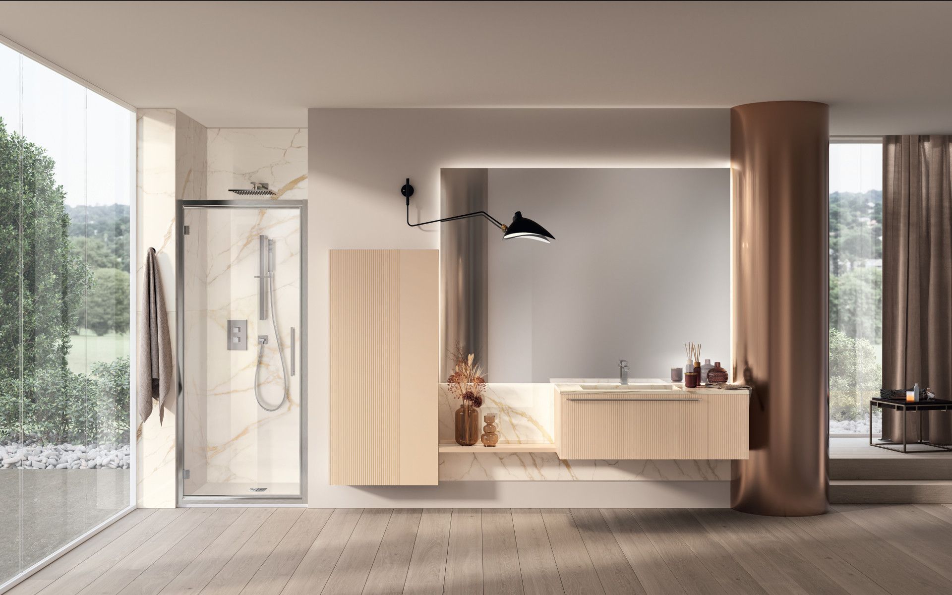 Immagine di un bagno Aquo di Scavolini 