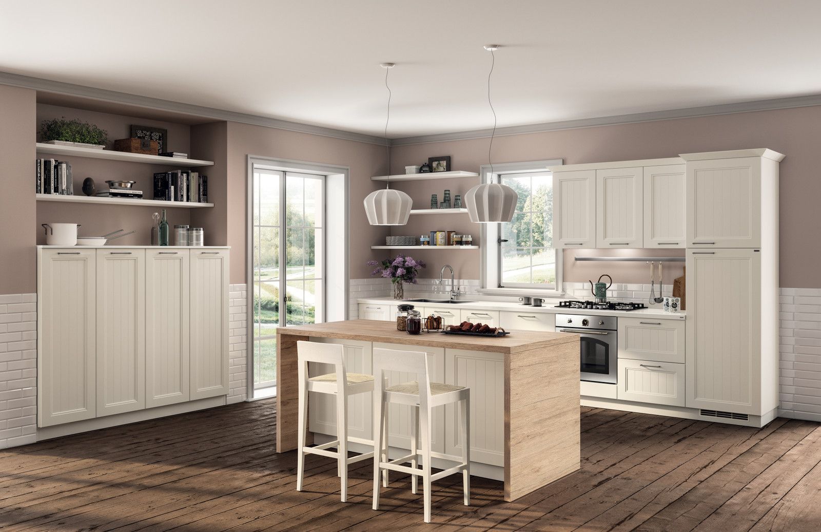 Immagine di una cucina Colony di Scavolini