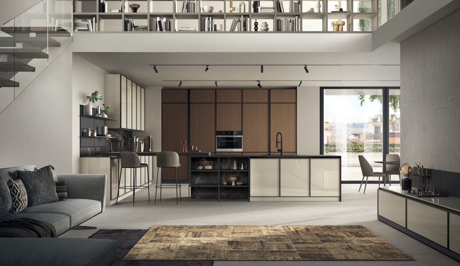 Immagine di una cucina Jeometrica di Scavolini