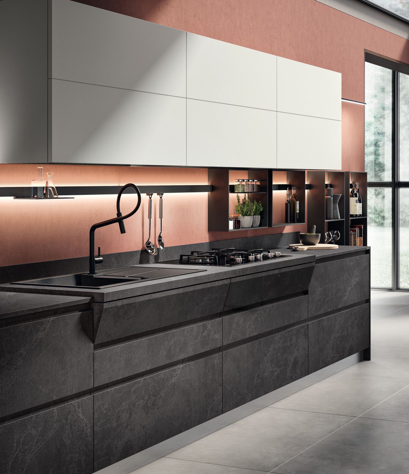 Immagine di una cucina Motus di Scavolini