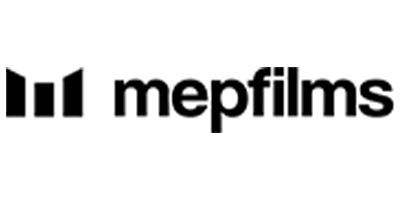 A logo featuring a graphic icon of three stylized pillars next to the bold, black text 