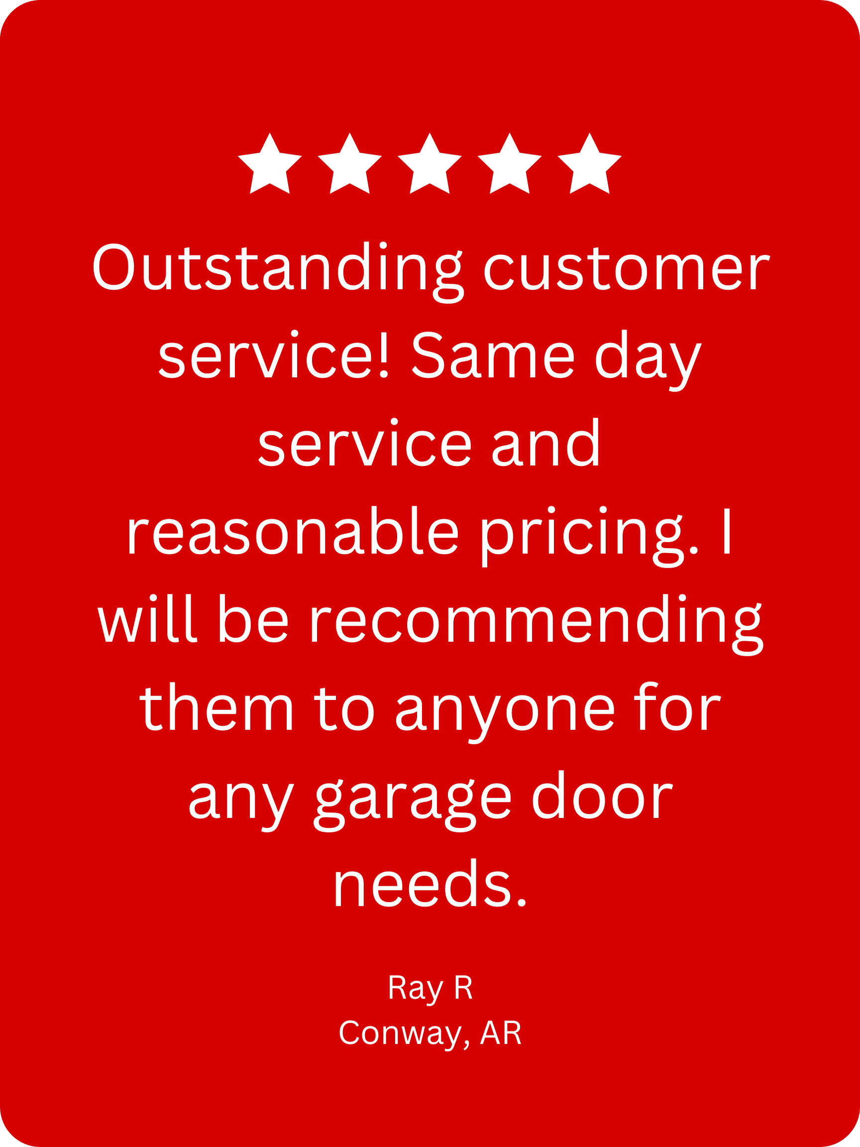 garage door repair little rock