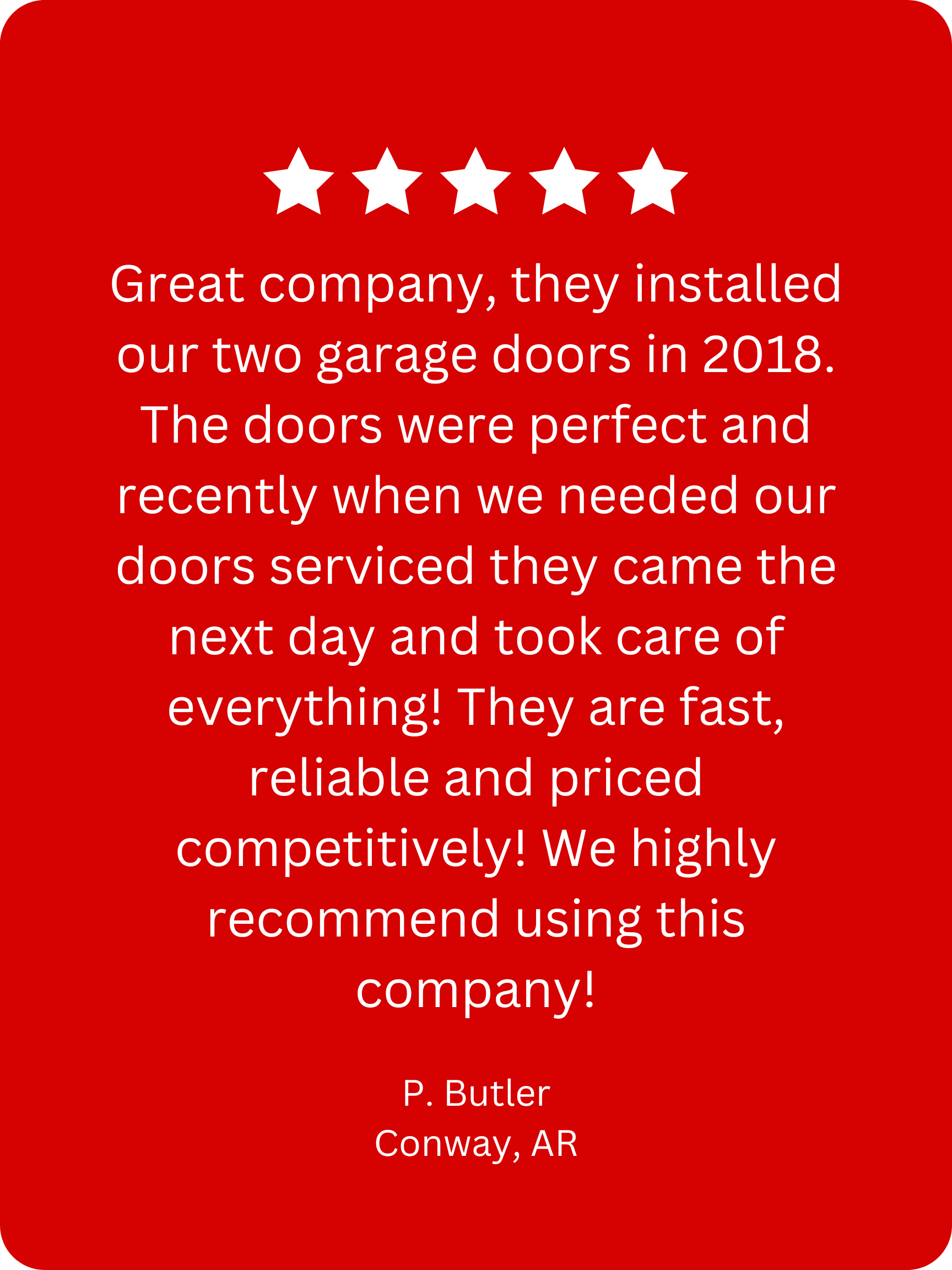 commercial garage doors little rock ar