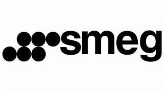 Black Smeg logo with six dots and bold lowercase text on a white background
