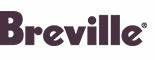 Breville logo in dark purple on a white background