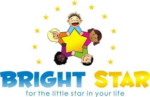 The logo for bright star for the little star in your life