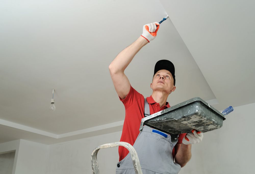 Painters Lismore Applying Fresh Interior Ceiling Paint Finish