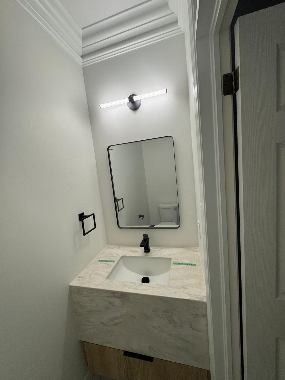 Before photo of the same space