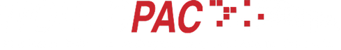 PAC logo with red letters and dotted red accents on a white background | OG Autoworks