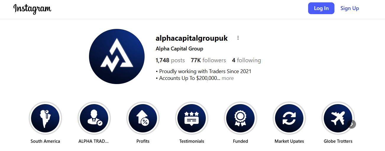 Alpha Capital Instagram Alpha Capital Instagram