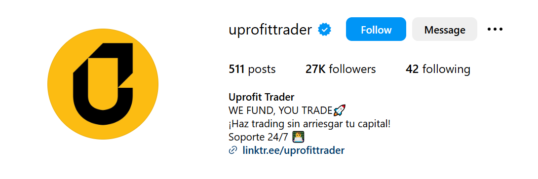Uprofit Instagram Page Uprofit Instagram Page