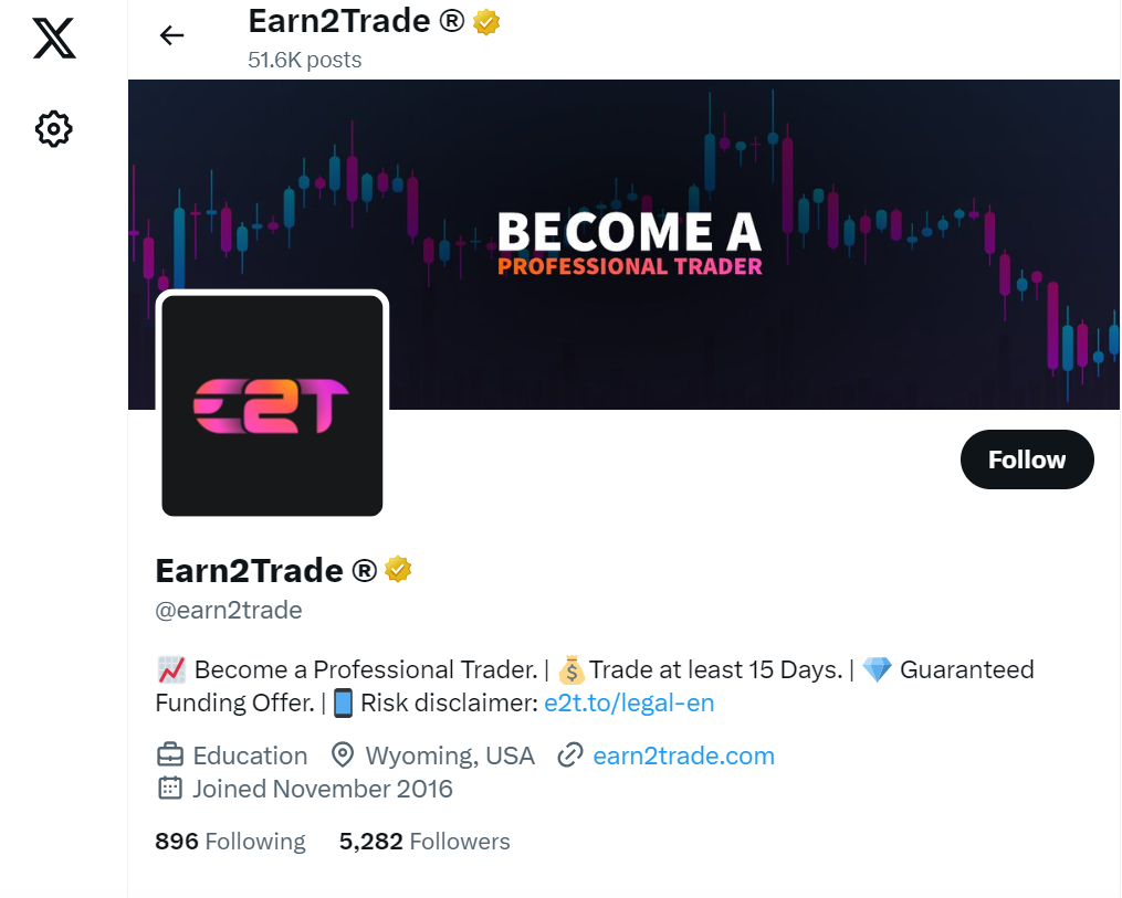 Earn2Trade Twitter Earn2Trade Twitter