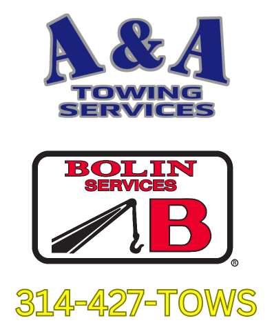 A & a towing services and bolin services logos