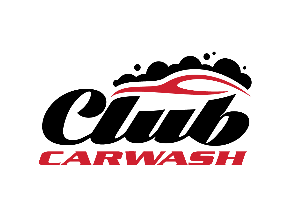 A logo for a car wash called club carwash