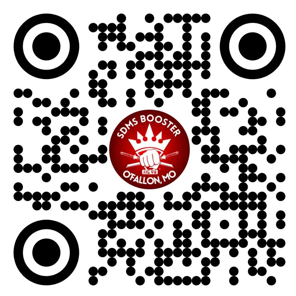 A qr code with a picture of a crown on it.
