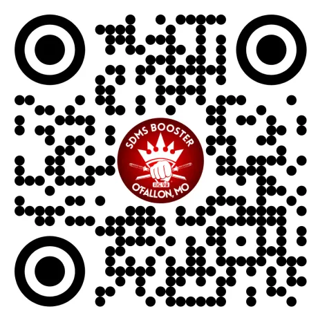 A qr code with a picture of a crown on it.