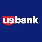 US Bank logo on a blue background