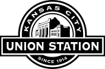 Kansas City Union Station logo in black and white with building silhouette and “Since 1914” badge