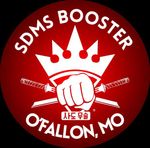 A logo for sdms booster ofallon mo