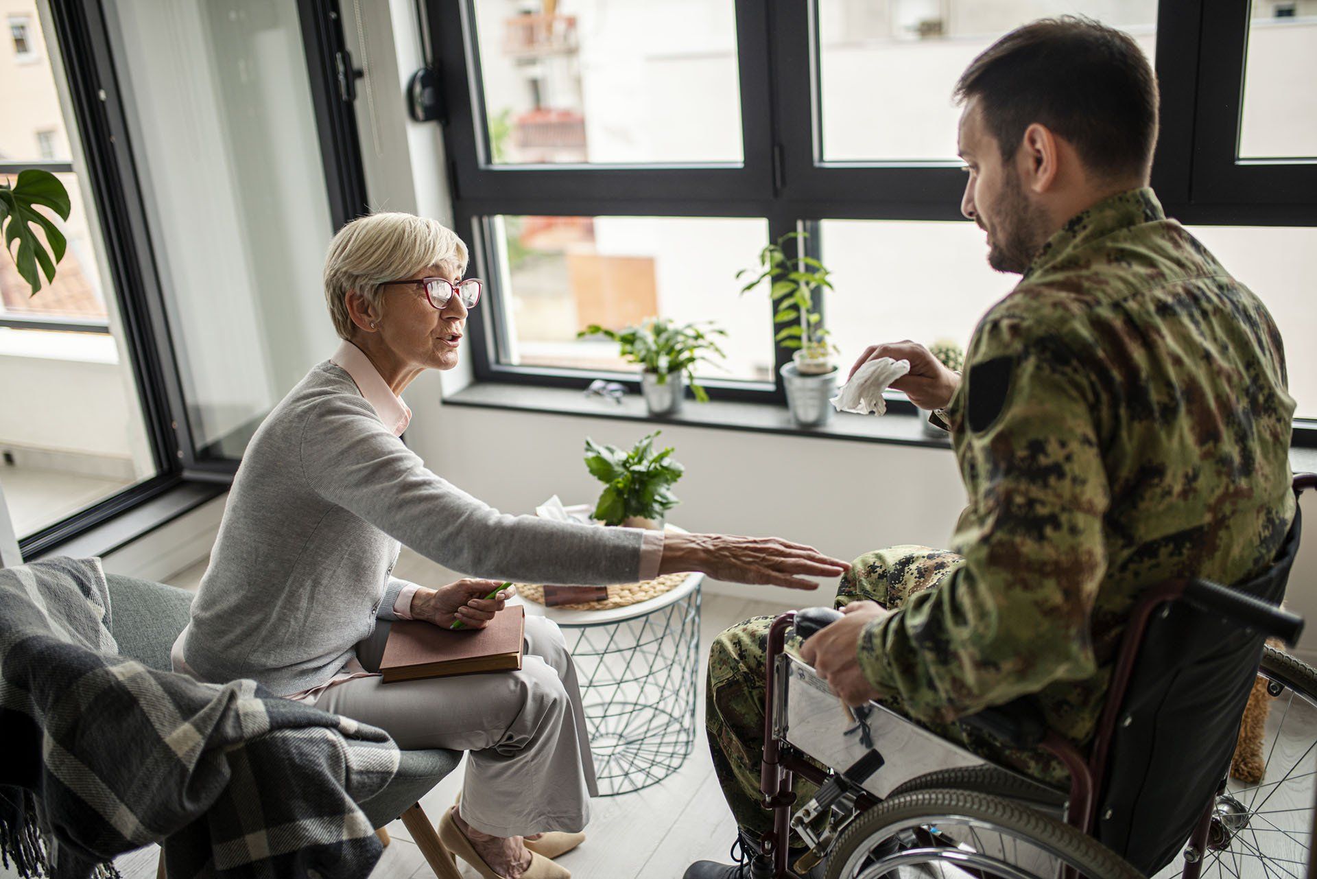 Soldier with a Therapist — Creve Coeur, MO — Jeffrey Bunten Attorney at Law