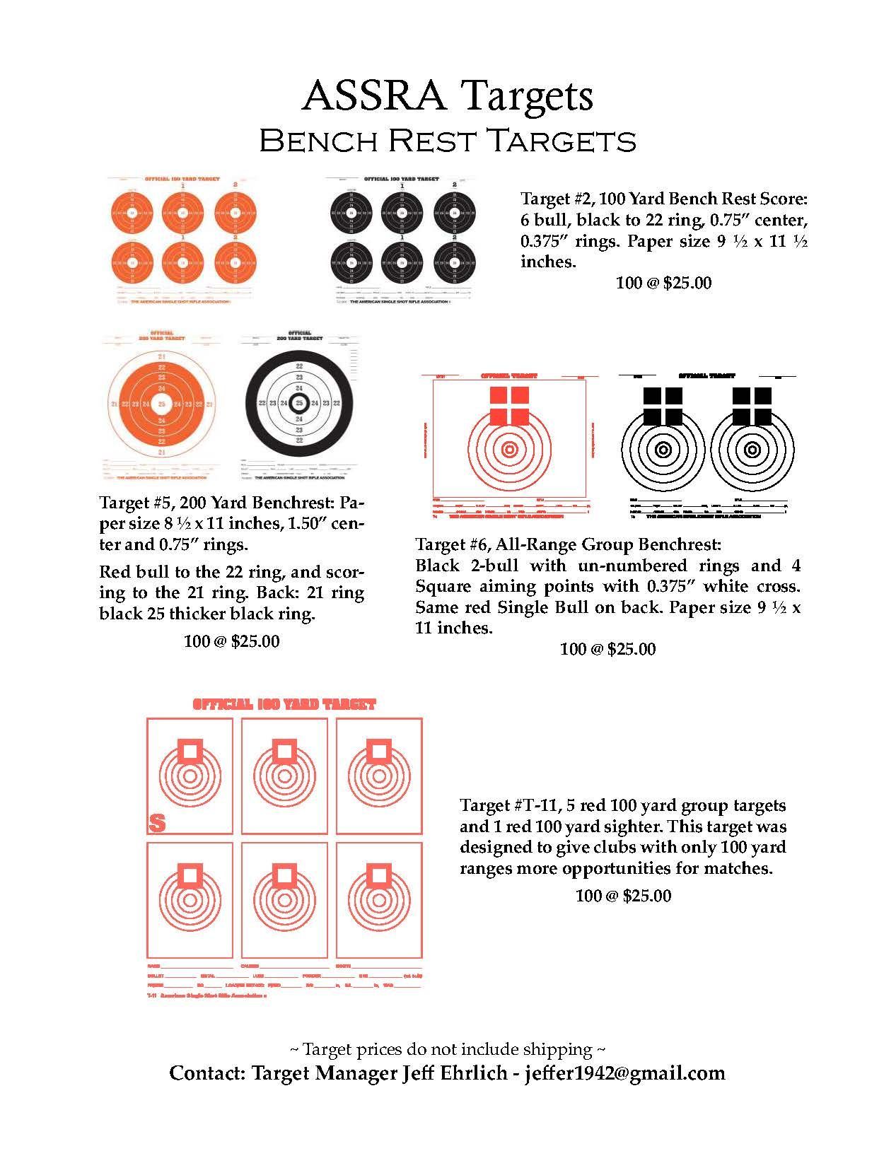 There are many different types of targets on this page.