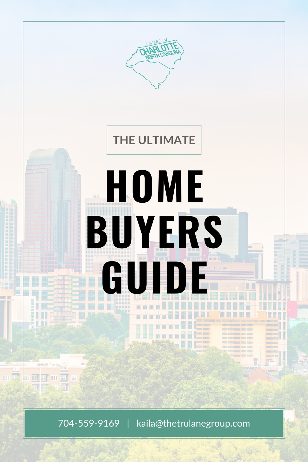 Home Buyers Guide cover with city skyline, pale background, and bold black title text.