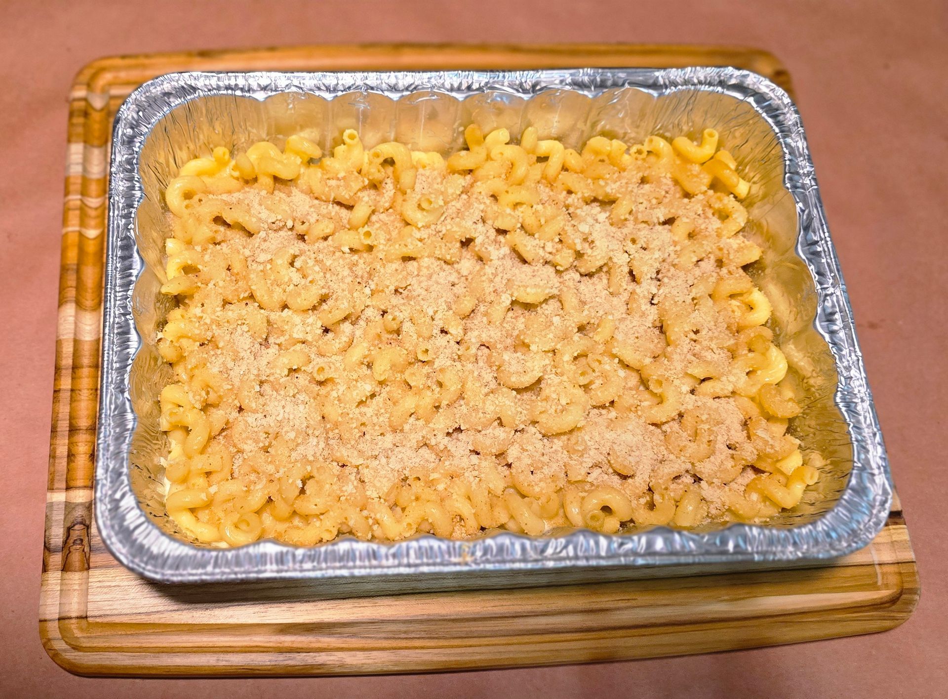 Pan of Smoked Mac 'n Cheese