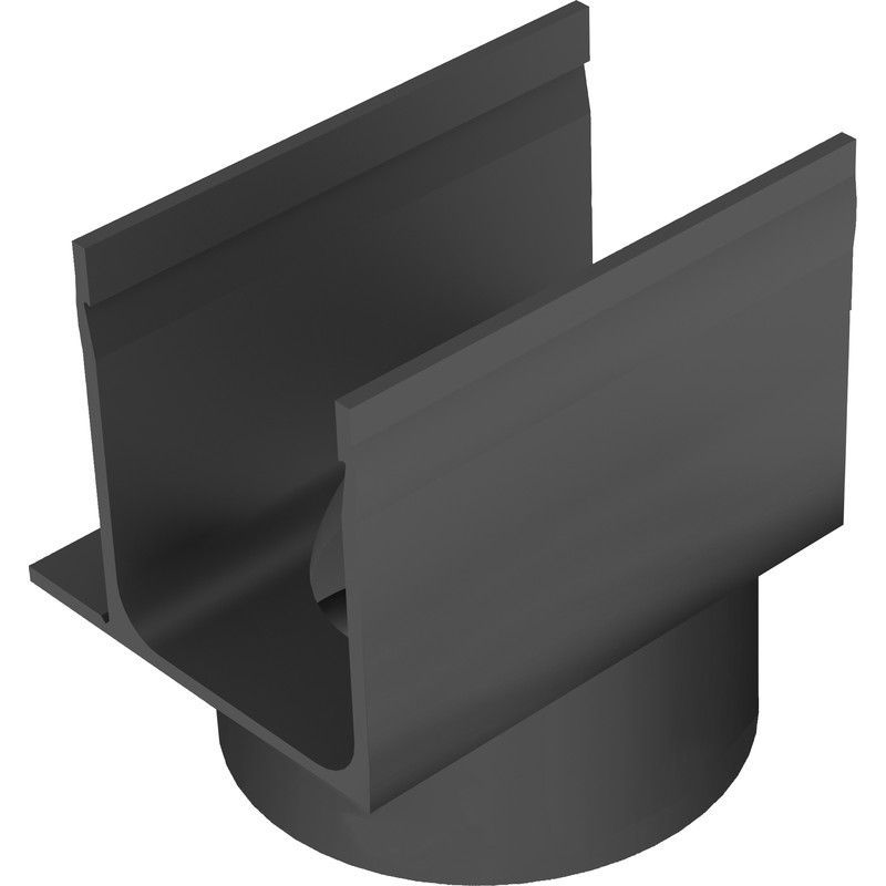 Verbindingsstuk met verticale uitloop 80mm single leg