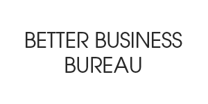 Better Business Bureau text logo.
