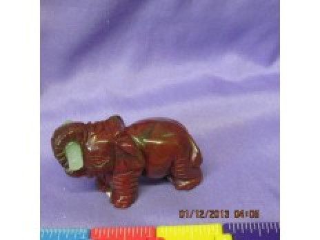 Red Jasper Elephant