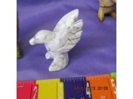 White Howlite Duck