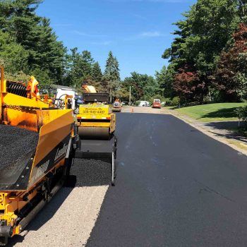 Residential road paving in Cape Cod MA by Cape Cod Paving