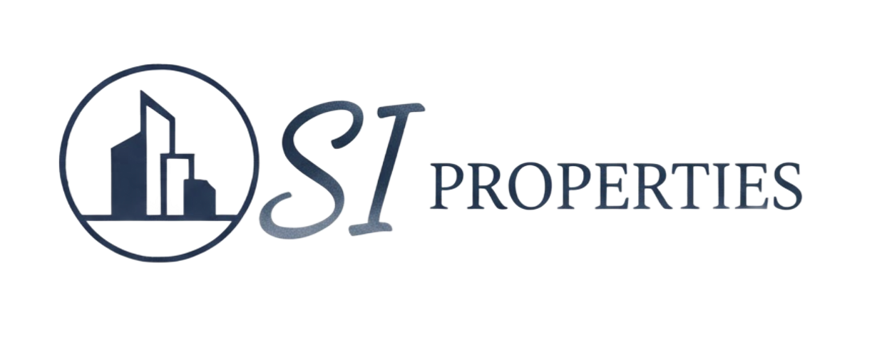 Logo of International Properties with a circle containing a skyline of buildings.
