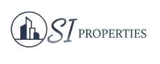 Logo of International Properties with a circle containing a skyline of buildings.