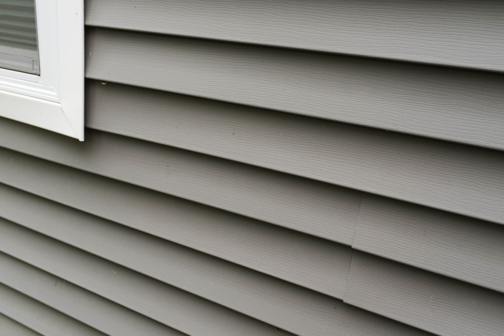 Vinyl Siding Closeup Shot