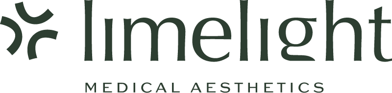 Logo for Limelight Medical Aesthetics. Dark green text on a white background. 