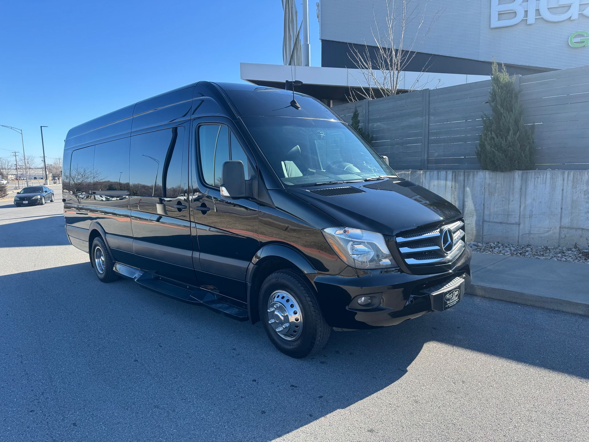 Mercedes limo Sprinter interior for Scottsdale group transportation