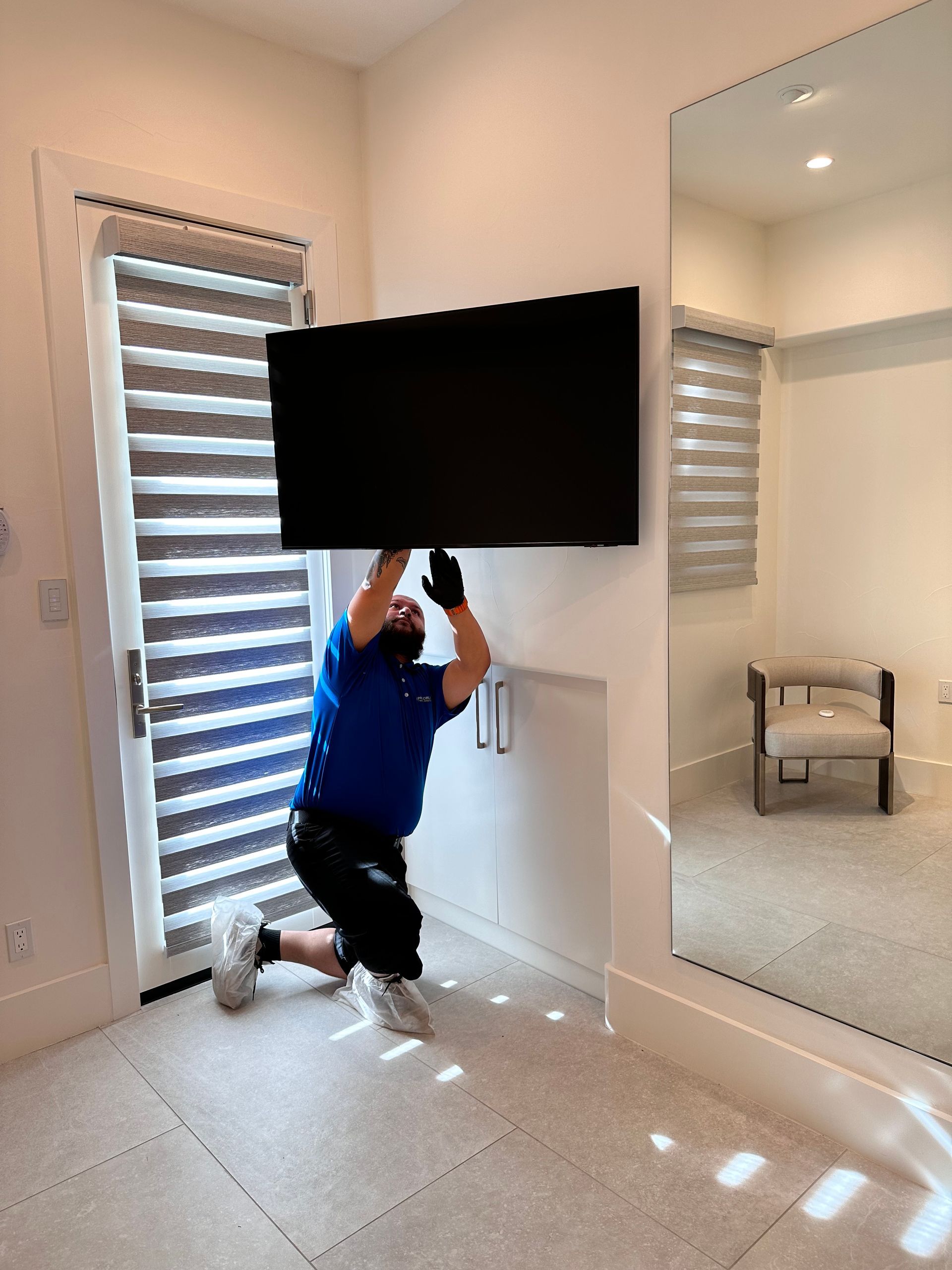 Setting up TV Mount