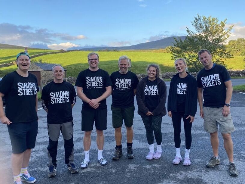 Location Planning Consultants raise money for Simon on the streets