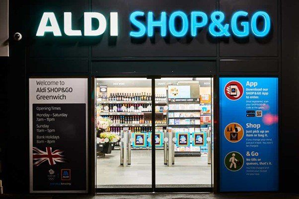Supermarket store location data for checkout free retail location planning, like Amazon Fresh, Aldi Shop & Go