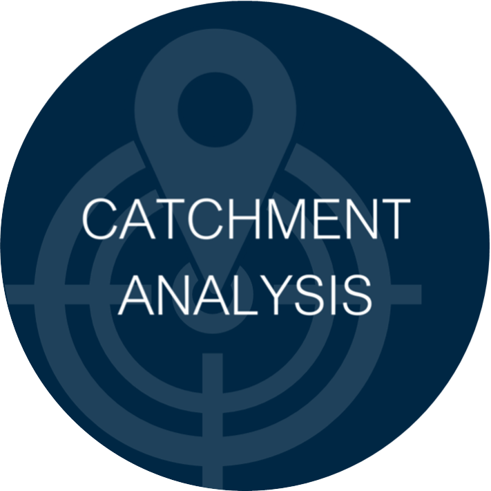 Self-serve your catchment analysis by running your bespoke catchments in our MVPLUS location intelligence tool.