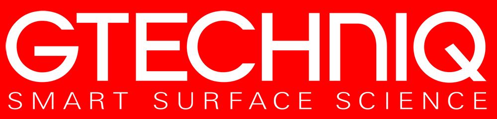 GTECHNIQ logo in white and red with the tagline “SMART SURFACE SCIENCE” on a black background