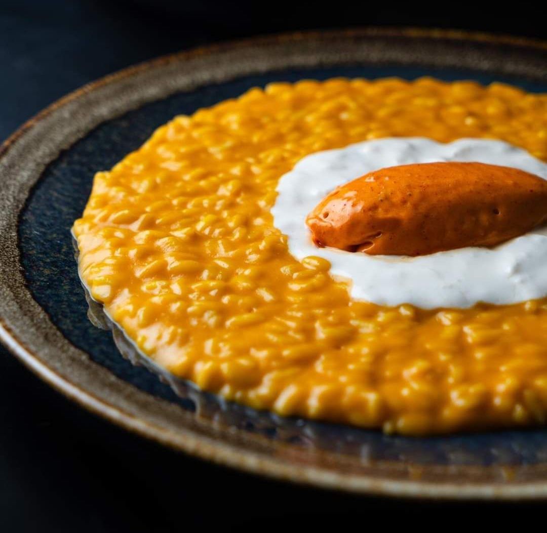 RISOTTO ZUCCA, STRACCIATELLA , N'UJA